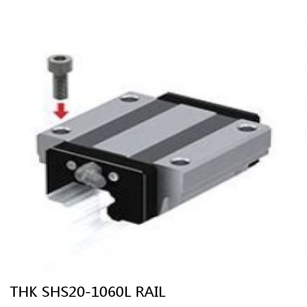 SHS20-1060L RAIL THK Linear Bearing,Linear Motion Guides,Global Standard Caged Ball LM Guide (SHS),Standard Rail (SHS)