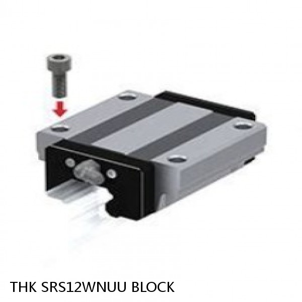 SRS12WNUU BLOCK THK Linear Bearing,Linear Motion Guides,Miniature Caged Ball LM Guide (SRS),SRS-WN Block