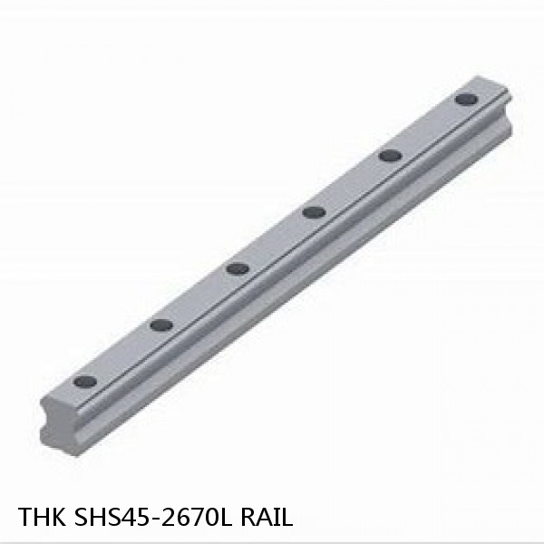 SHS45-2670L RAIL THK Linear Bearing,Linear Motion Guides,Global Standard Caged Ball LM Guide (SHS),Standard Rail (SHS) #1 small image