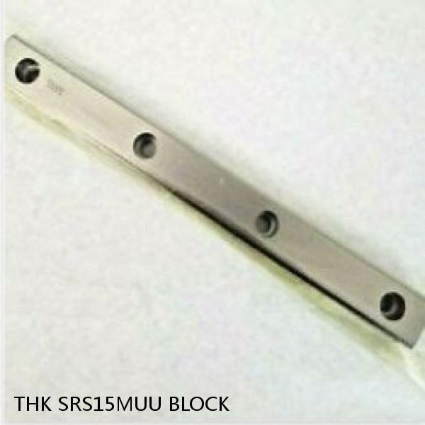 SRS15MUU BLOCK THK Linear Bearing,Linear Motion Guides,Miniature Caged Ball LM Guide (SRS),SRS-M Block #1 small image