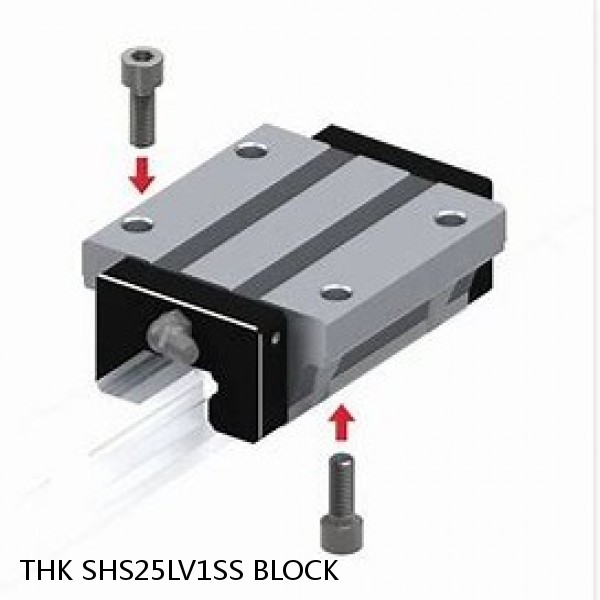 SHS25LV1SS BLOCK THK Linear Bearing,Linear Motion Guides,Global Standard Caged Ball LM Guide (SHS),SHS-LV Block #1 image