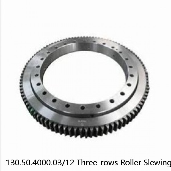 130.50.4000.03/12 Three-rows Roller Slewing Bearing #1 image