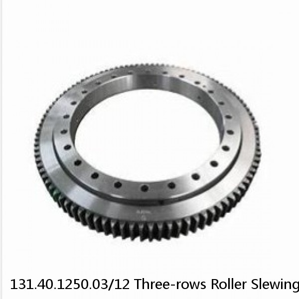 131.40.1250.03/12 Three-rows Roller Slewing Bearing #1 image