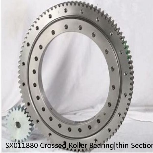 SX011880 Crossed Roller Bearing|thin Section Slewing Bearing|400*500*46mm #1 image